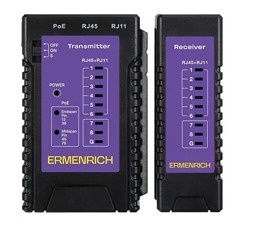 Кабельный тестер Ermenrich NetGeeks NP10, фото 1