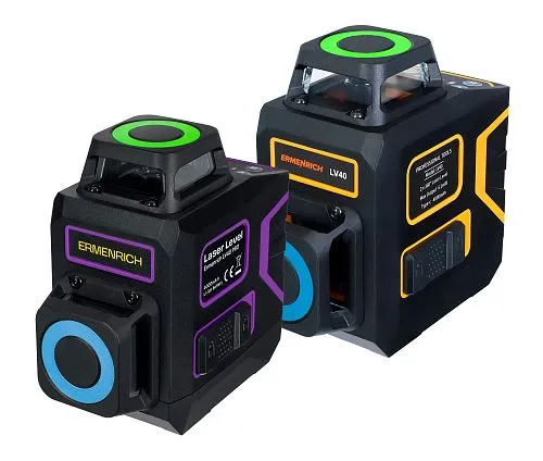 Лазерный уровень Ermenrich PRO LV40, черный, фото 1