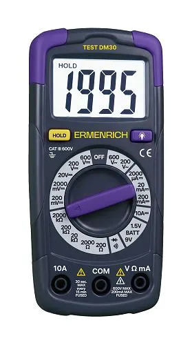Цифровой мультиметр Ermenrich Test DM30, фото 1