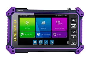 Кабельный тестер систем видеонаблюдения Ermenrich Screen IPC20