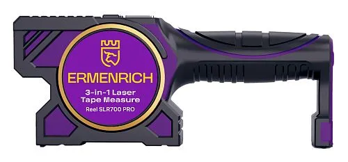 Рулетка с лазерным дальномером («3 в 1») Ermenrich Reel SLR700 PRO, фото 1