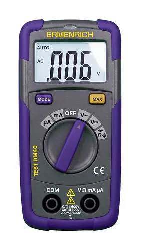 Цифровой мультиметр Ermenrich Test DM40, фото 1