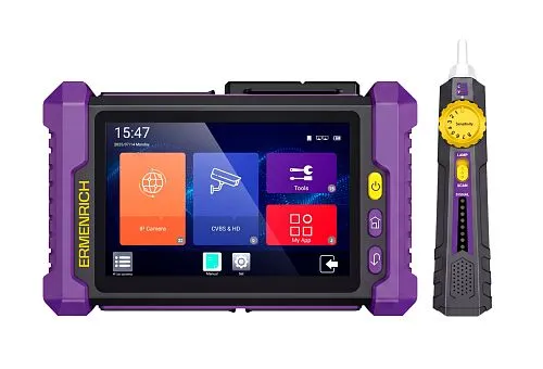 Кабельный тестер систем видеонаблюдения Ermenrich Screen IPC50, фото 1