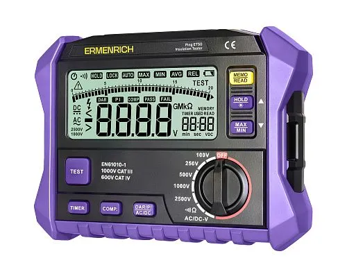 Тестер изоляции Ermenrich Ping ET50, фото 1