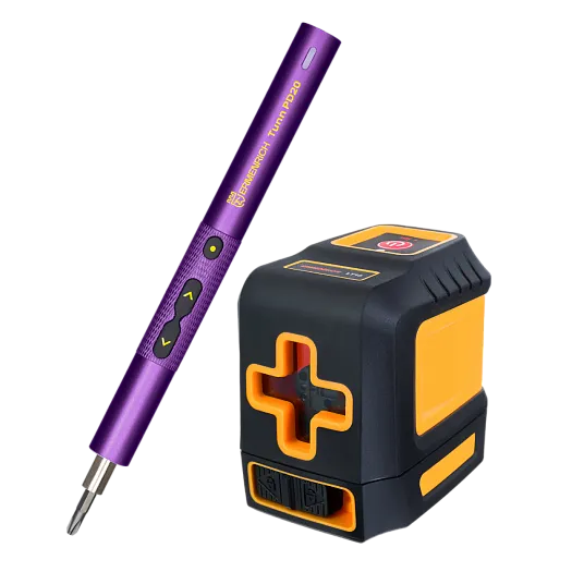 Лазерный уровень в подарок к отвертке