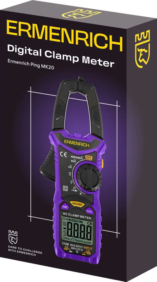 Токоизмерительные клещи Ermenrich Ping MK20, фото 2
