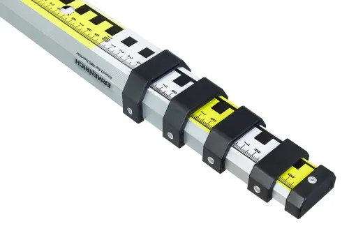 Рейка нивелирная Ermenrich Reel TWR5, желтый, фото 5