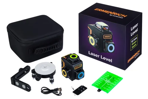 Лазерный уровень Ermenrich PRO LV50, черный, фото 2