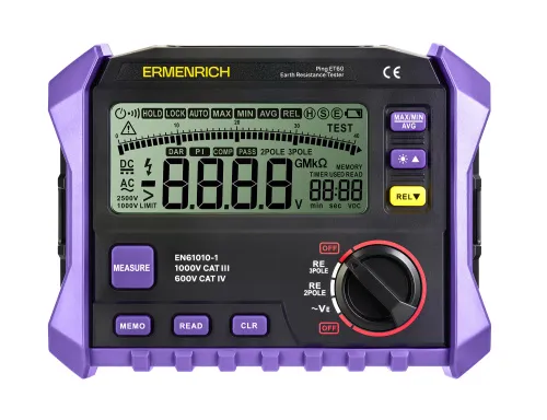 Тестер заземления Ermenrich Ping ET60, фото 3