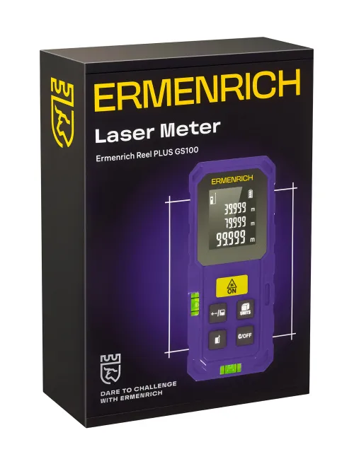 Лазерная рулетка Ermenrich Reel PLUS GS100, фото 7