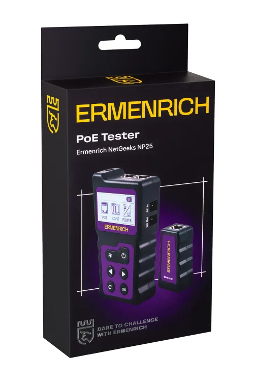 Кабельный PoE-тестер Ermenrich NetGeeks NP25, фото 11