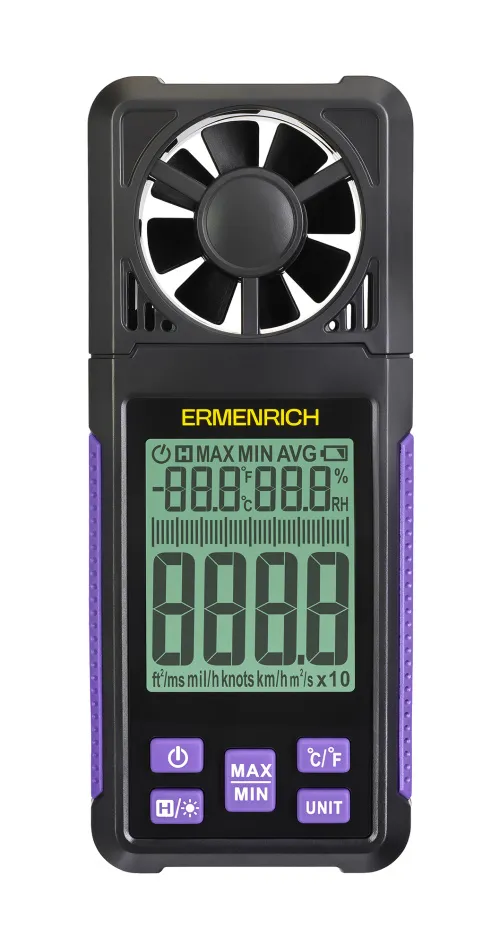 Цифровой анемометр Ermenrich Seek DN10, фото 3