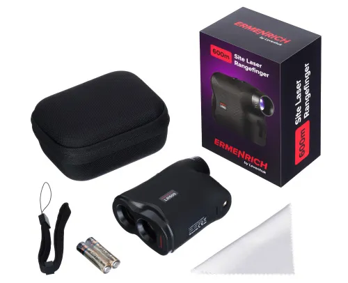 Лазерный строительный дальномер Ermenrich LR600, черный, фото 2