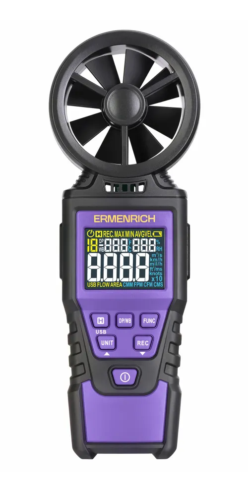 Цифровой анемометр Ermenrich Seek DN30, фото 3