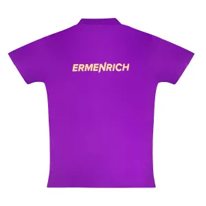 Фирменная футболка-поло Ermenrich, фиолетовая, размер XL