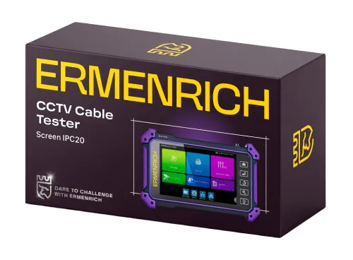 Кабельный тестер систем видеонаблюдения Ermenrich Screen IPC20, фото 2