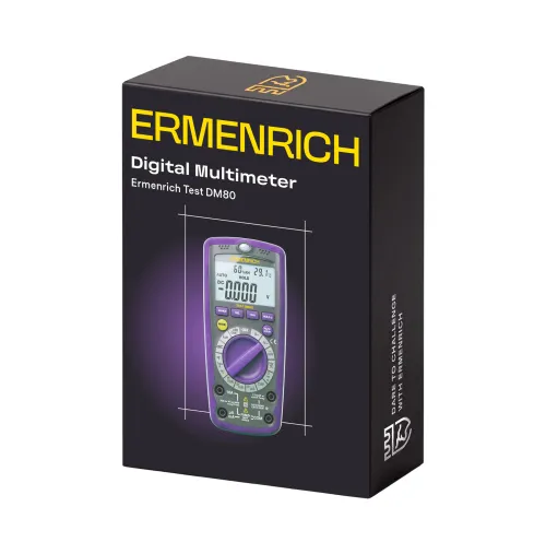 Цифровой многофункциональный мультиметр («6 в 1») Ermenrich Test DM80, фото 2