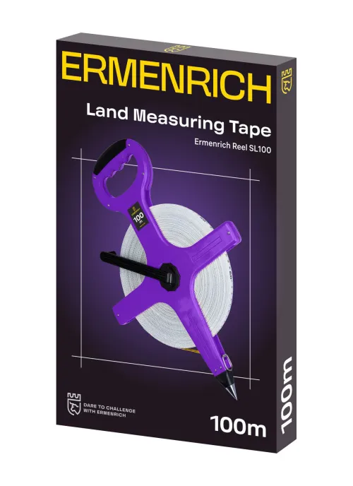 Рулетка геодезическая Ermenrich Reel SL100, фото 2