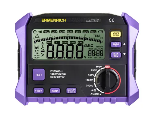 Тестер изоляции Ermenrich Ping ET50, фото 3