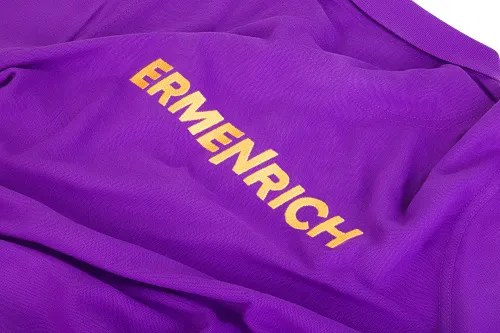Фирменная футболка-поло Ermenrich, фиолетовая, размер XL, фото 4