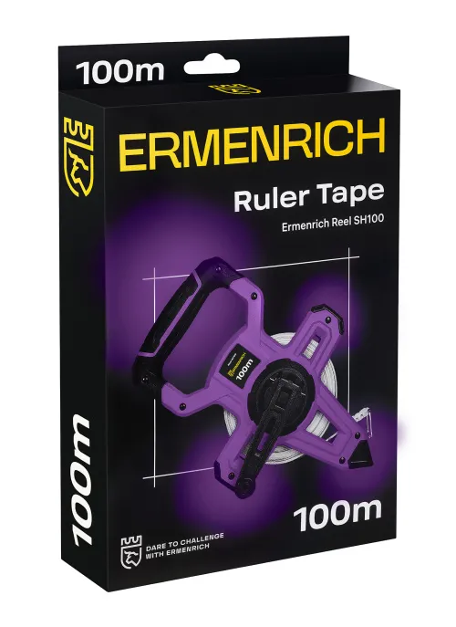 Рулетка геодезическая Ermenrich Reel SH100, фото 7