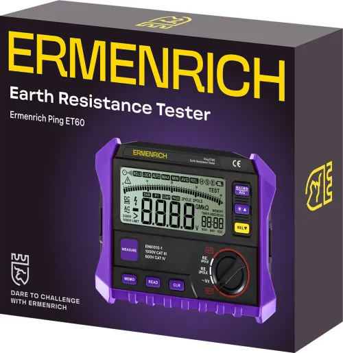 Тестер заземления Ermenrich Ping ET60, фото 2