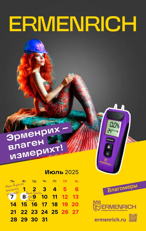 Фирменный календарь Ermenrich «Nicht pizdicht!», 2025 год, фото 2