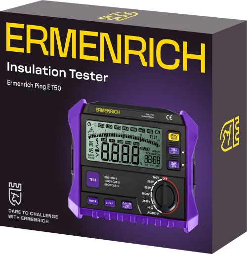 Тестер изоляции Ermenrich Ping ET50, фото 2